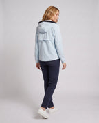 Women's Lightweight Functional Jacket with Stowable Hood Design - Back View