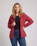 Women's Lightweight Outdoor Jacket with Practical Side Pockets - Upper Body View