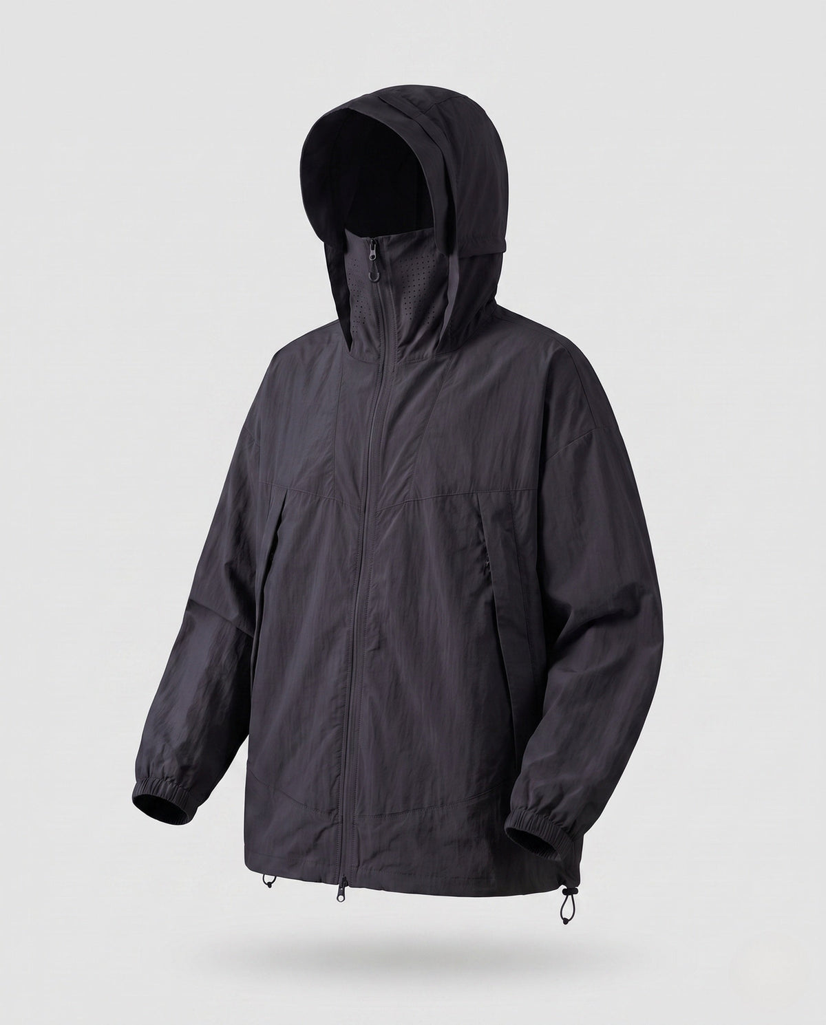 Women's Lightweight Outdoor Jacket with Packable Hood Design