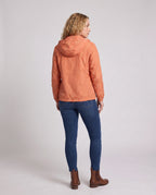 Women's Lightweight Softshell Jacket with Adjustable Hood - Back View