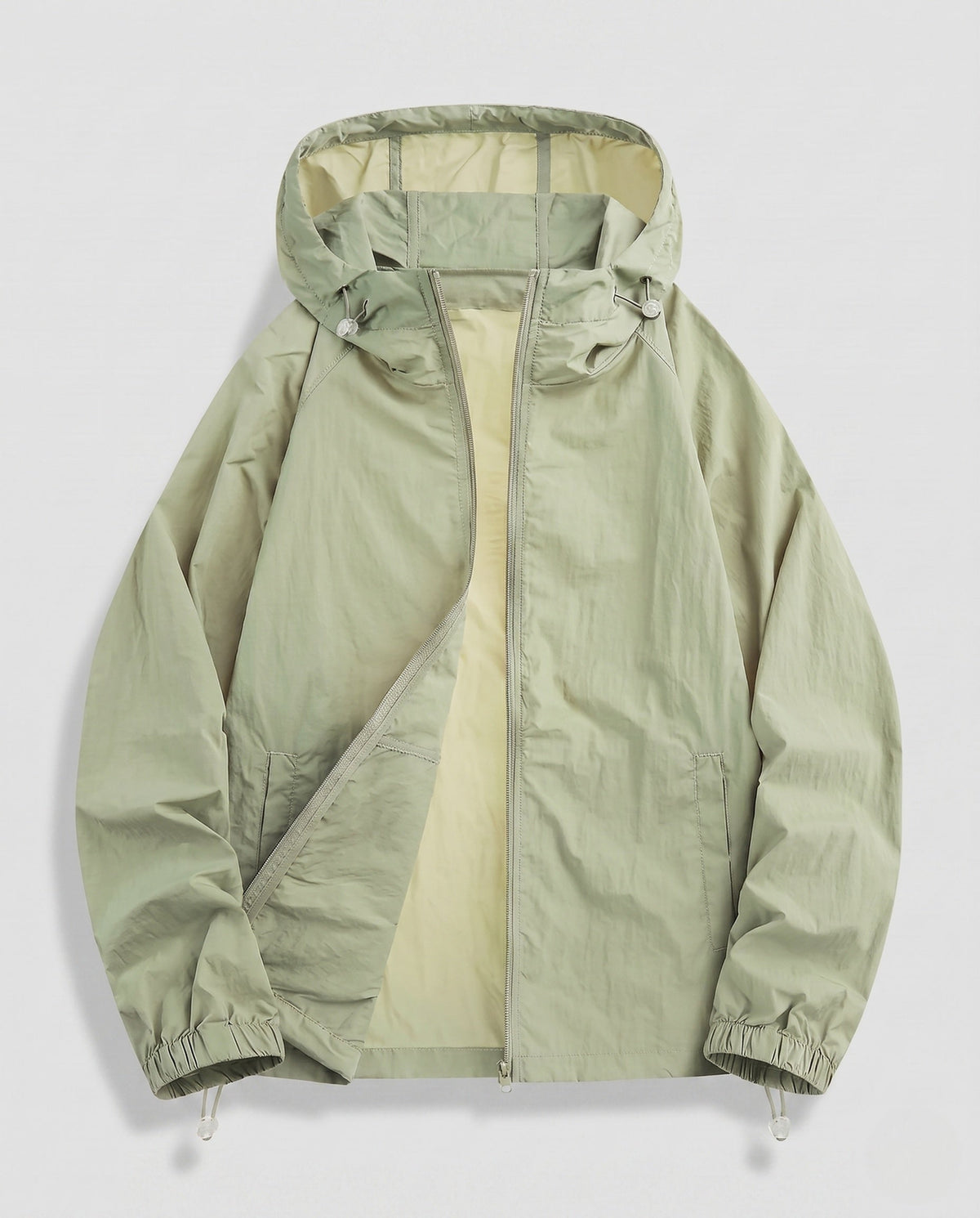 Women's Lightweight Transitional Jacket with Practical Pockets, Hood