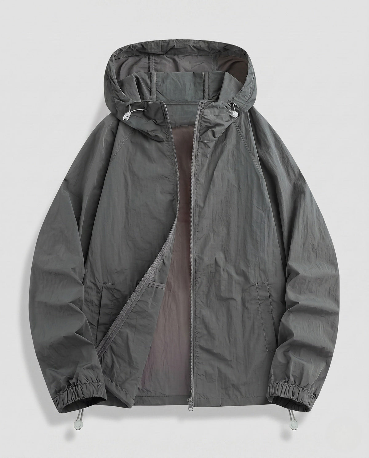 Women's Lightweight Transitional Jacket with Practical Pockets, Hood
