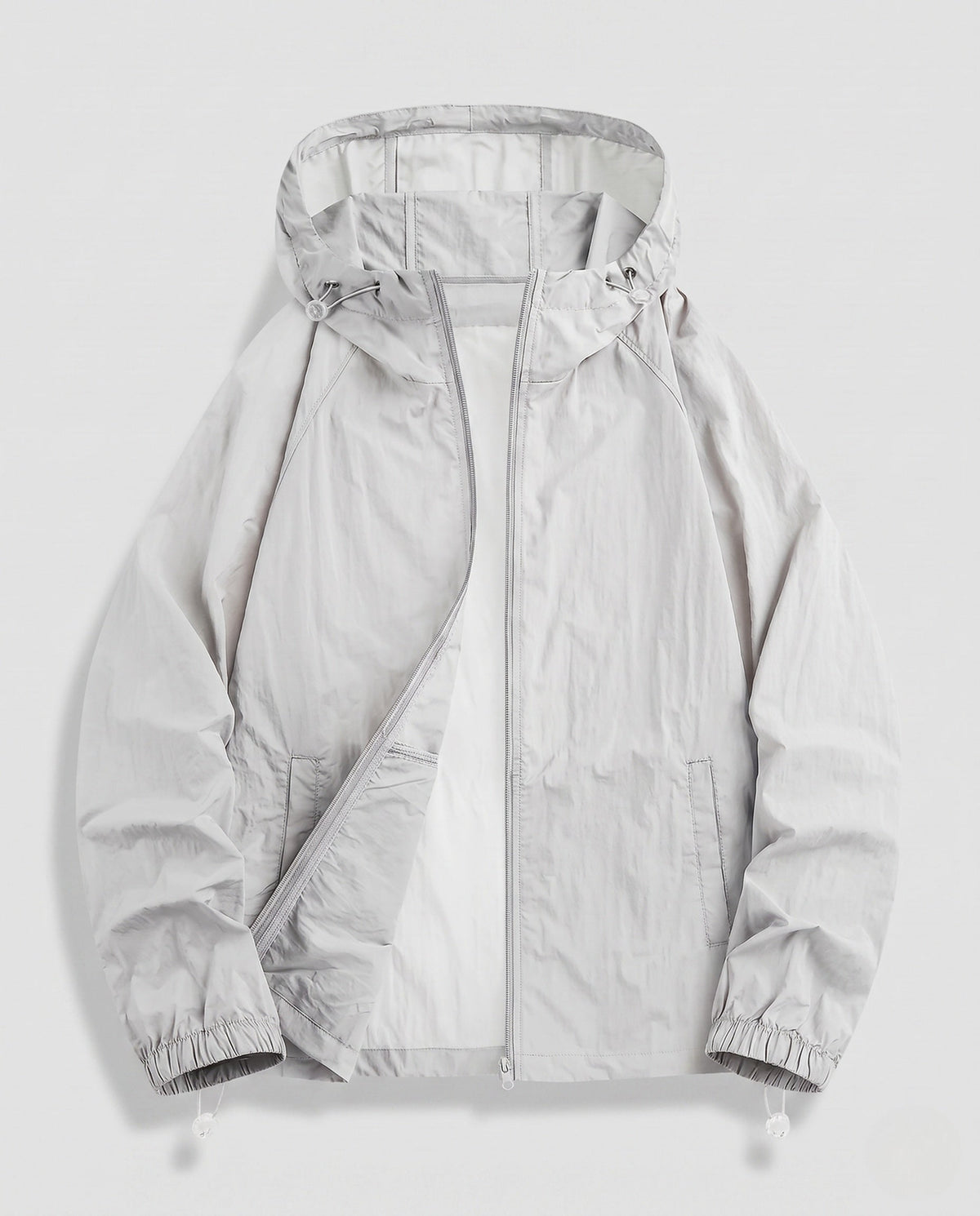 Women's Lightweight Transitional Jacket with Practical Pockets, Hood