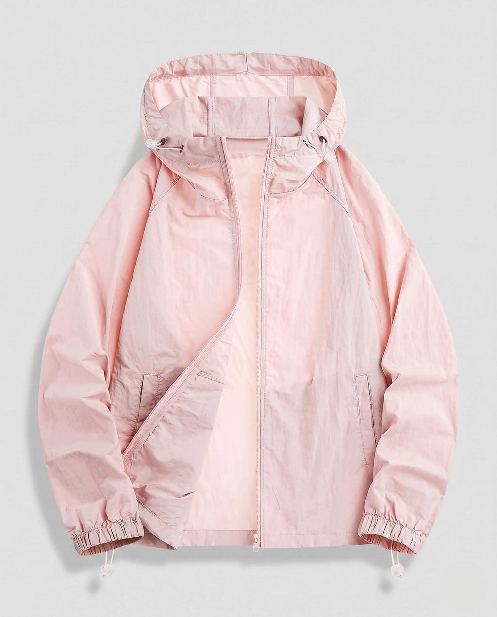 Women's Lightweight Transitional Jacket with Practical Pockets, Hood