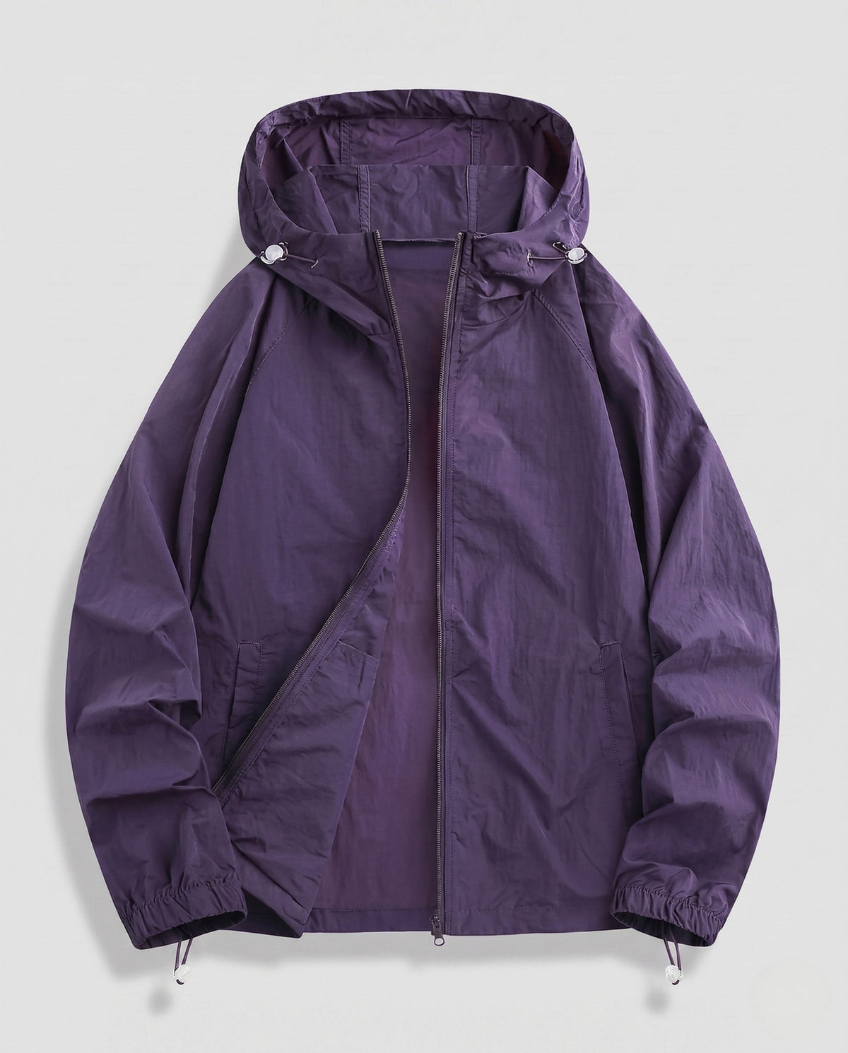 Women's Lightweight Transitional Jacket with Practical Pockets, Hood