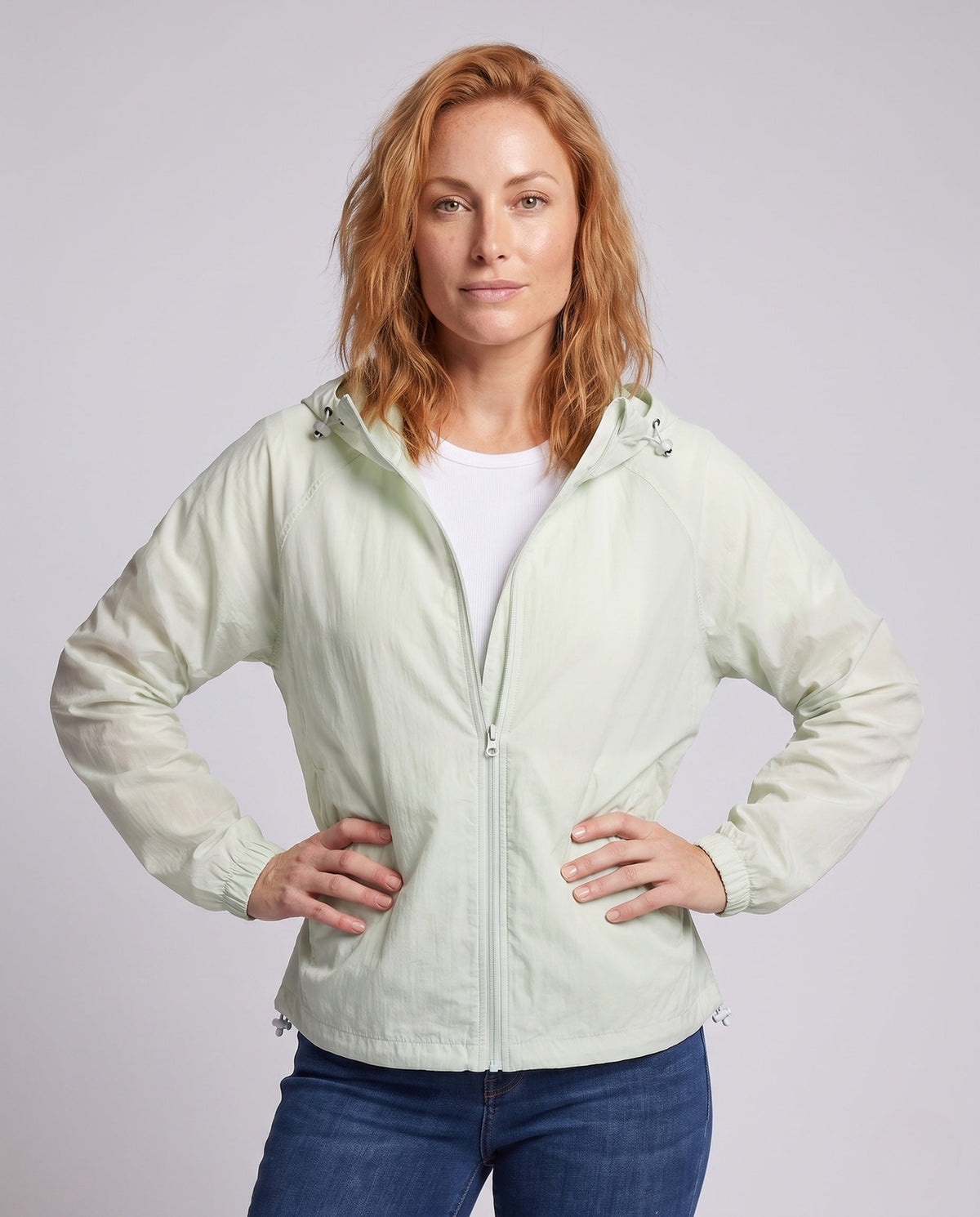 Women's Lightweight and Breathable Hoodie with UV Protection - Upper Body View