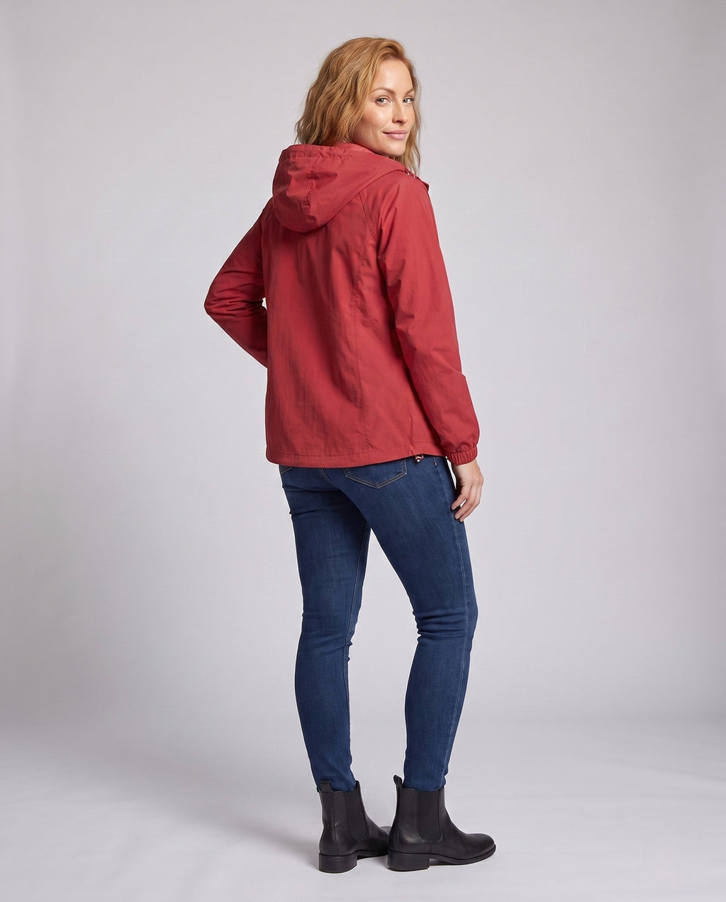 Women's Lightweight and Breathable Hooded Jacket - Back View