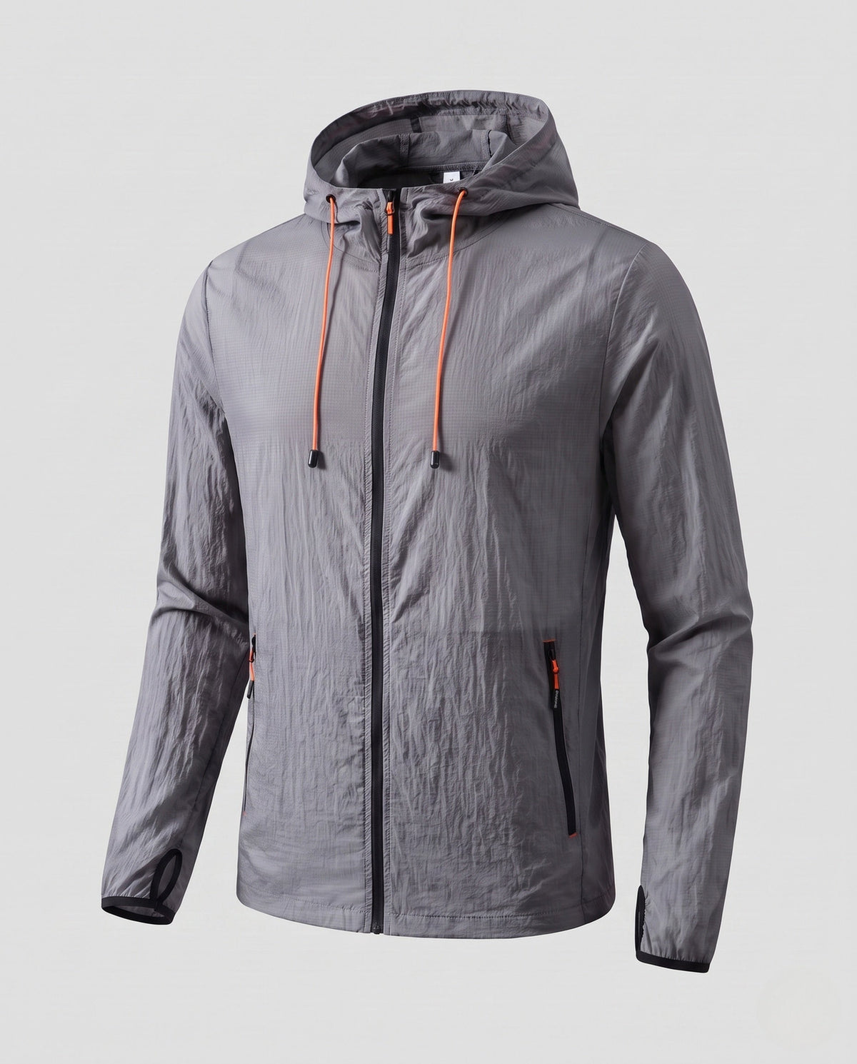 Women's Lightweight and Breathable Windbreaker with Adjustable Hood