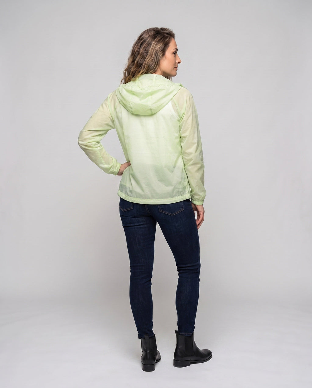 Women's Light and Breathable Wind Jacket - Back View