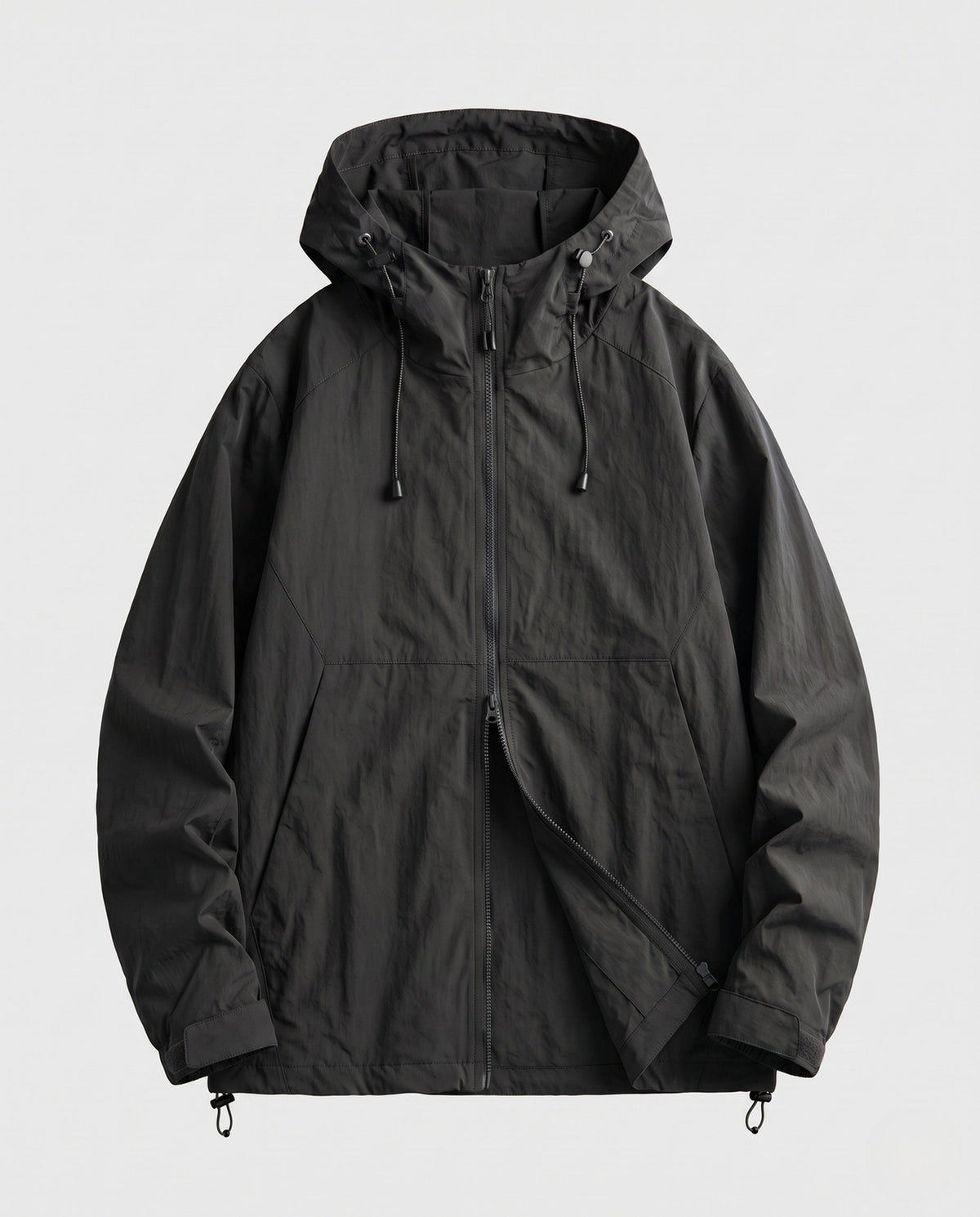 Women's Lightweight and Functional Rain Jacket with Adjustable Hood
