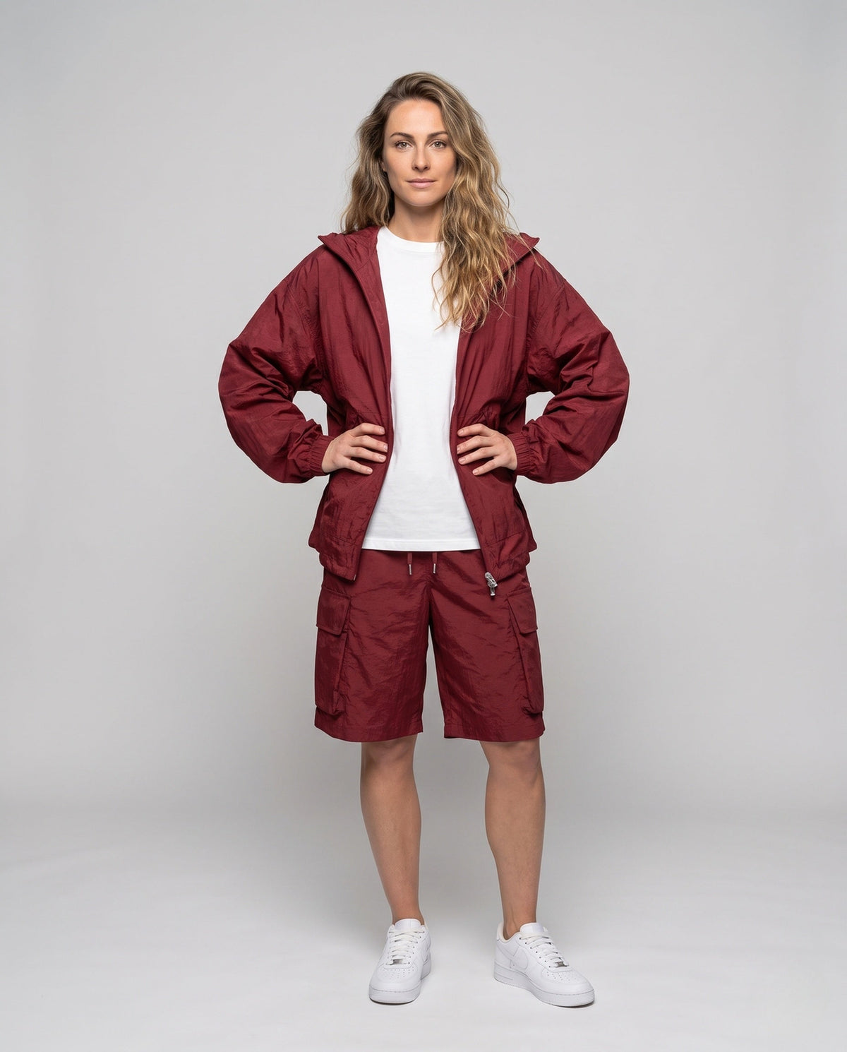 Women's Lightweight and Stylish Outdoor Jacket with Pockets - Front View