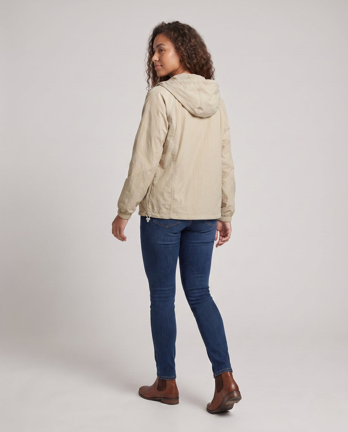 Women's Lightweight Windproof Transitional Jacket - Back View