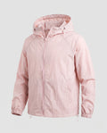 Women's Lightweight Windbreaker with Adjustable Hood Design