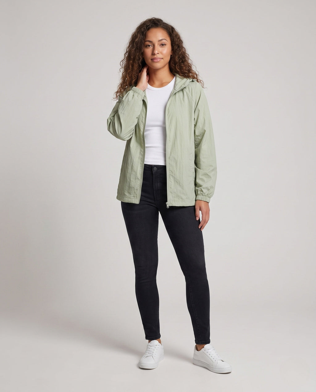 Women's Lightweight Windbreaker - Front View