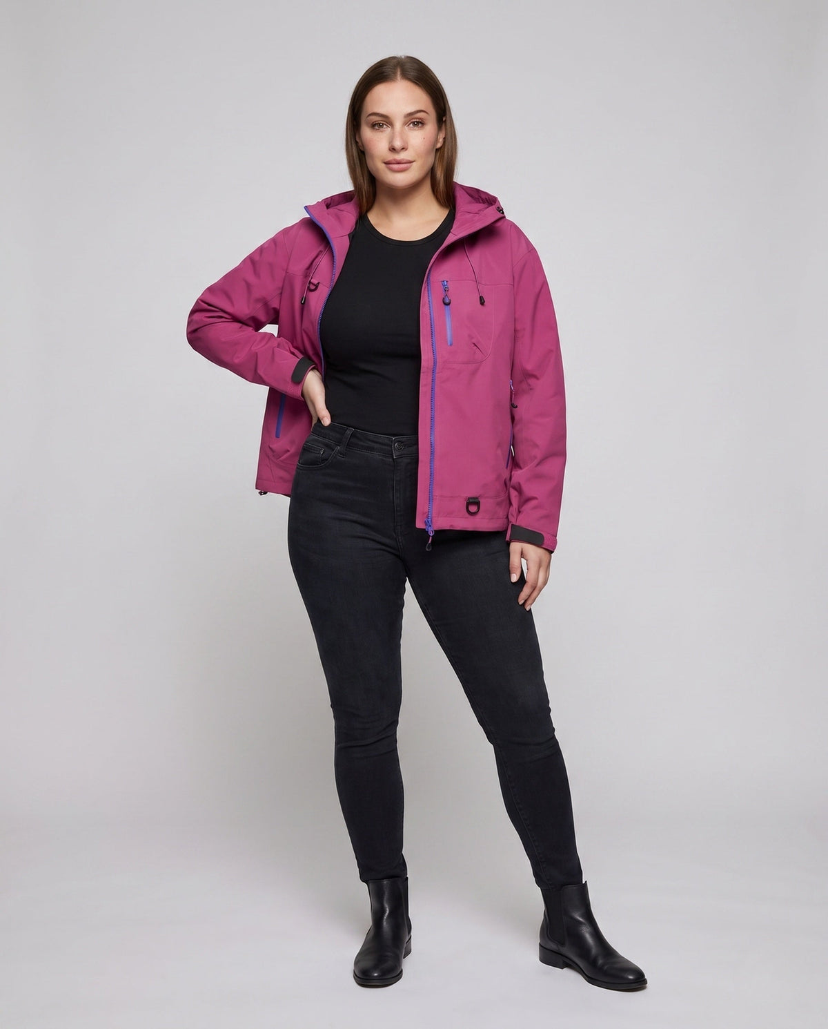 Women's Technical Leisure Jacket - Front View