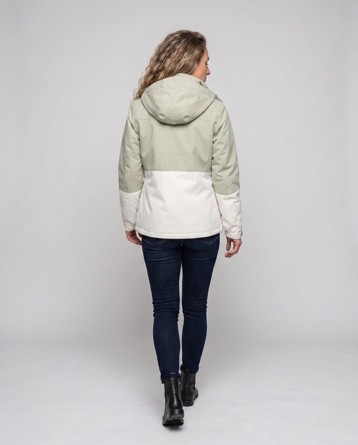 Women's Technical Multifunction Jacket with Practical Pockets - Back View