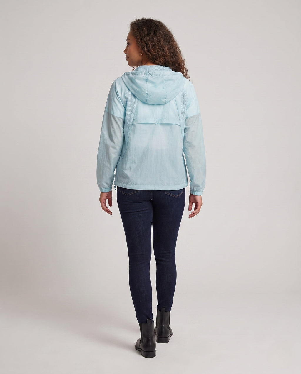 Women's UV Protection Jacket with Breathable Design - Back View