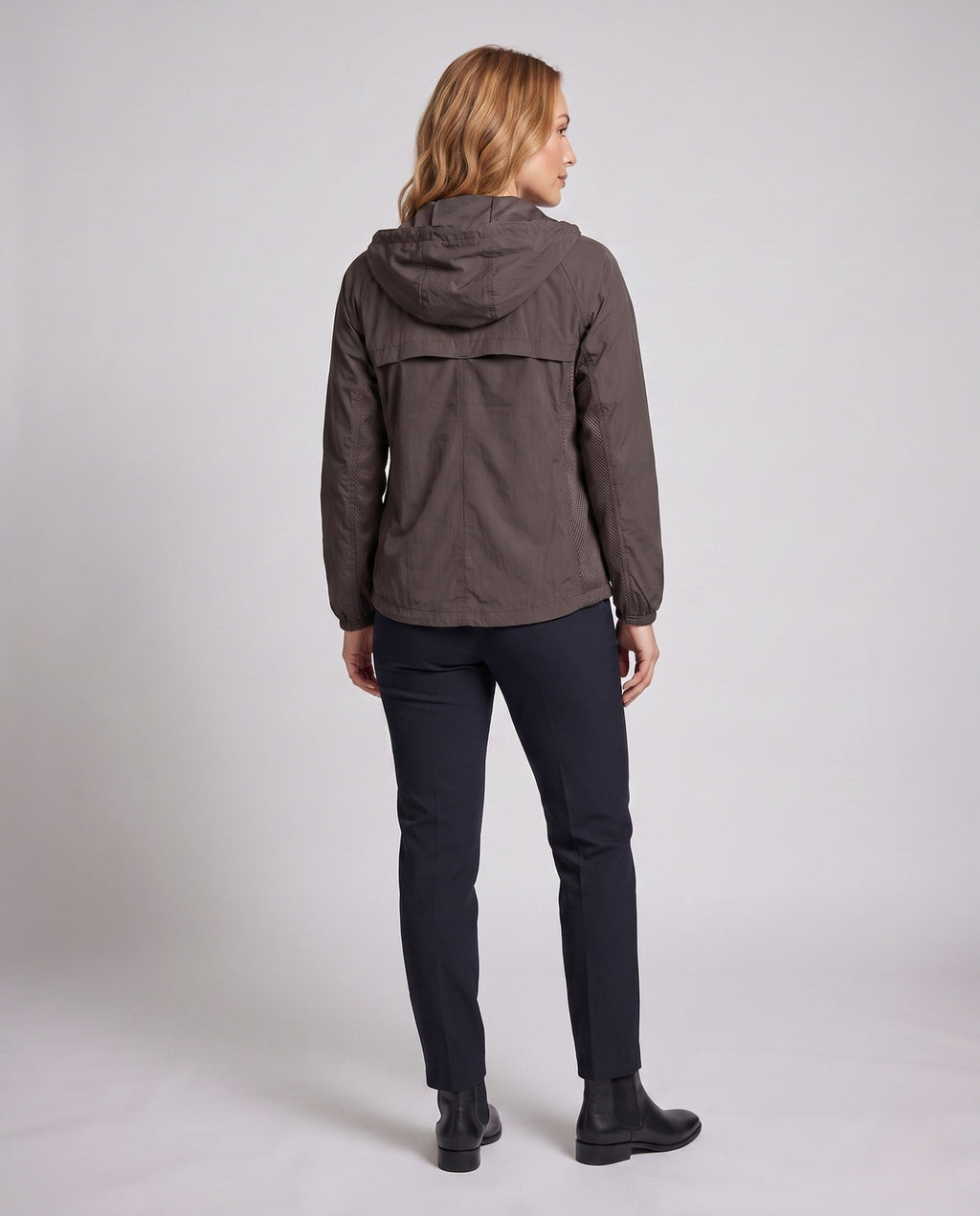 Women's UV Protection Jacket with Water-Repellent Properties - Back View