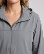 Women's Lightweight Breathable UV Protection Hoodie Jacket - Close-Up Detail