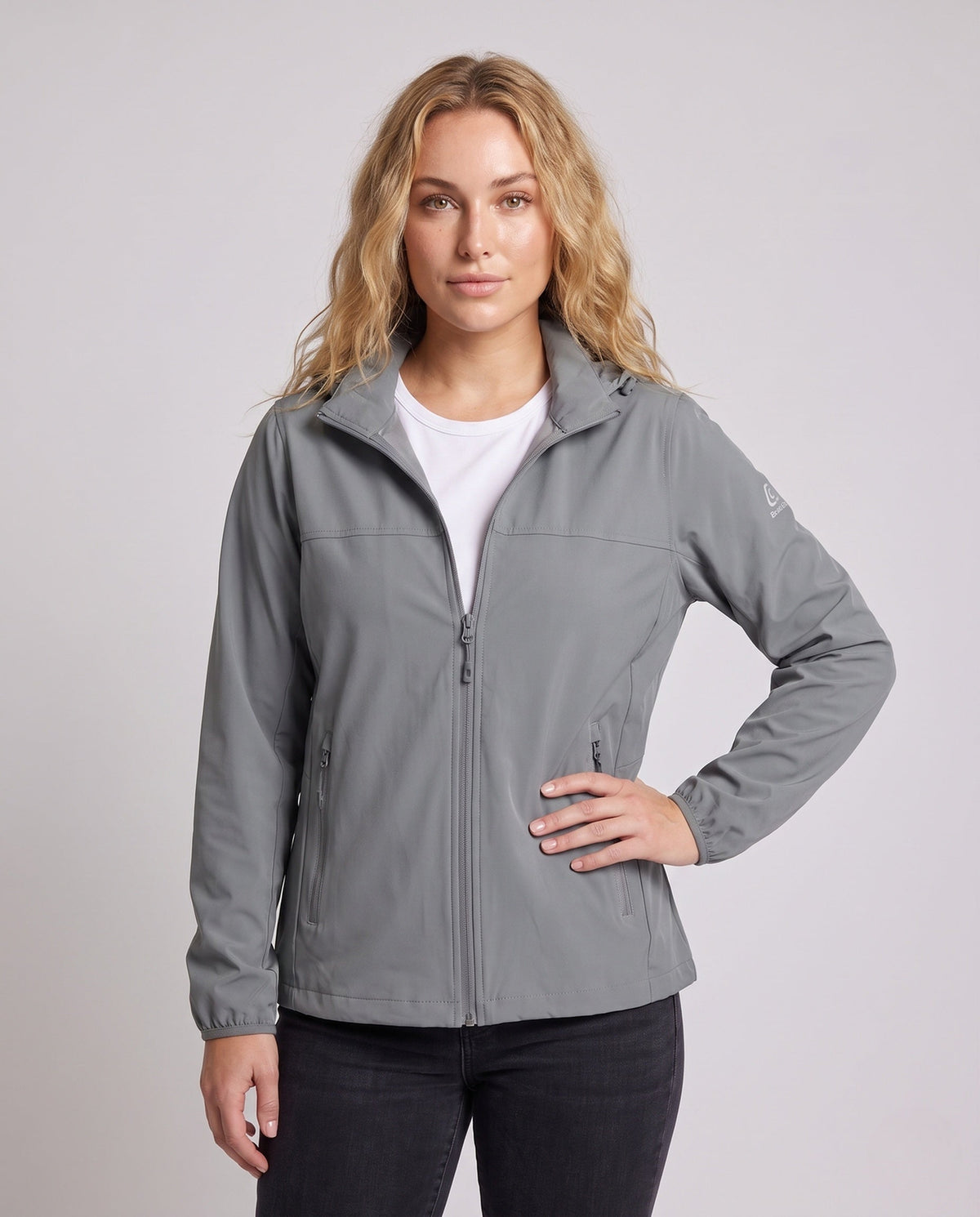 Women's Lightweight Breathable UV Protection Hoodie Jacket - Upper Body View