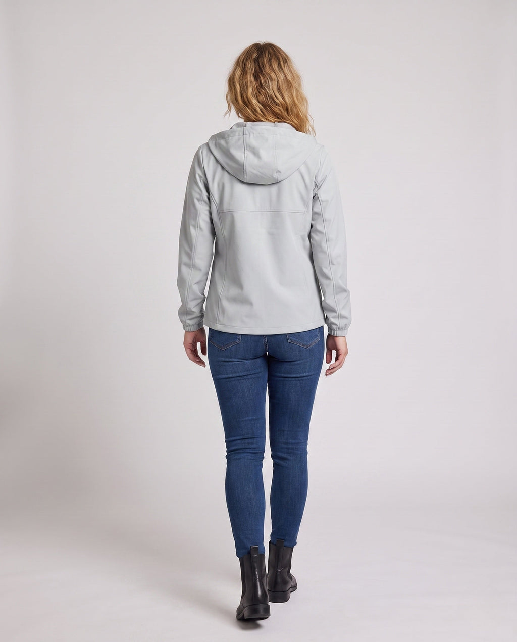 Women's Lightweight Running and Leisure Jacket with Hood - Back View