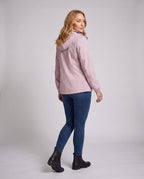 Women's Lightweight Wind and Water-Repellent Hoodie Jacket - Back View