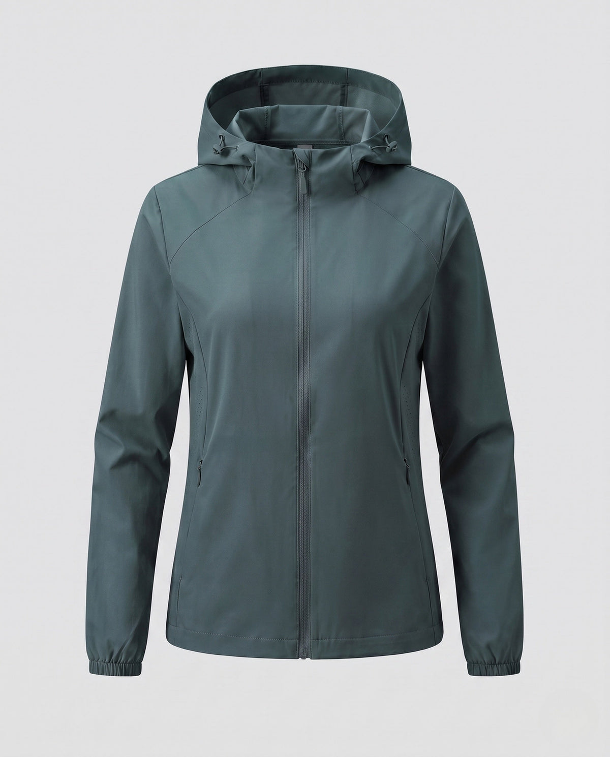Women's Lightweight Wind and Water-Repellent Hoodie Jacket