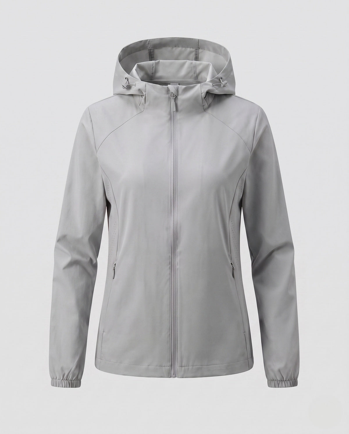 Women's Lightweight Wind and Water-Repellent Hoodie Jacket