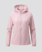 Women's Lightweight Wind and Water-Repellent Hoodie Jacket