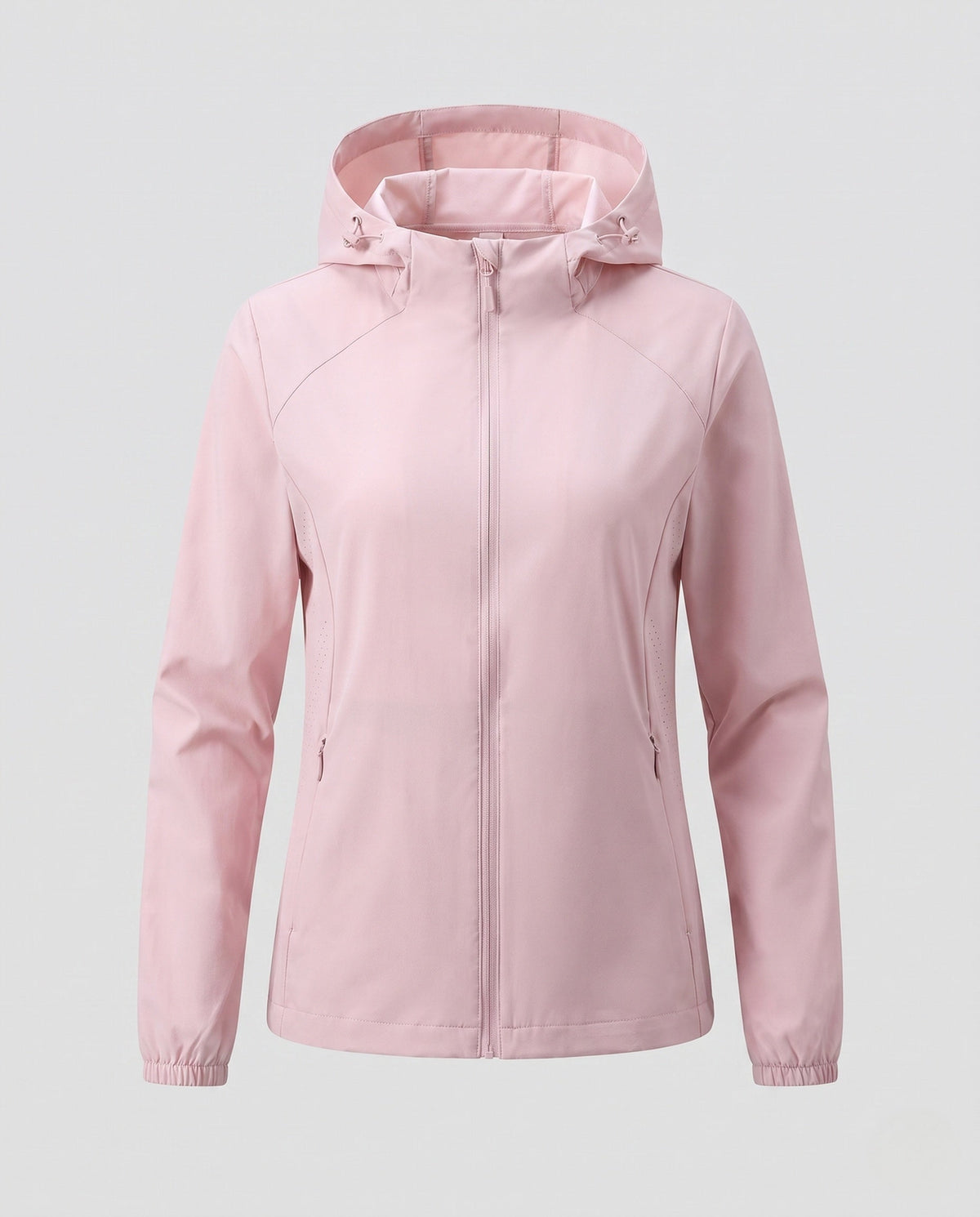 Women's Lightweight Wind and Water-Repellent Hoodie Jacket