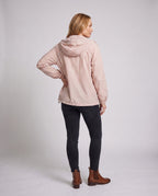 Women's Lightweight Windproof Hooded Jacket with Drawstring - Back View