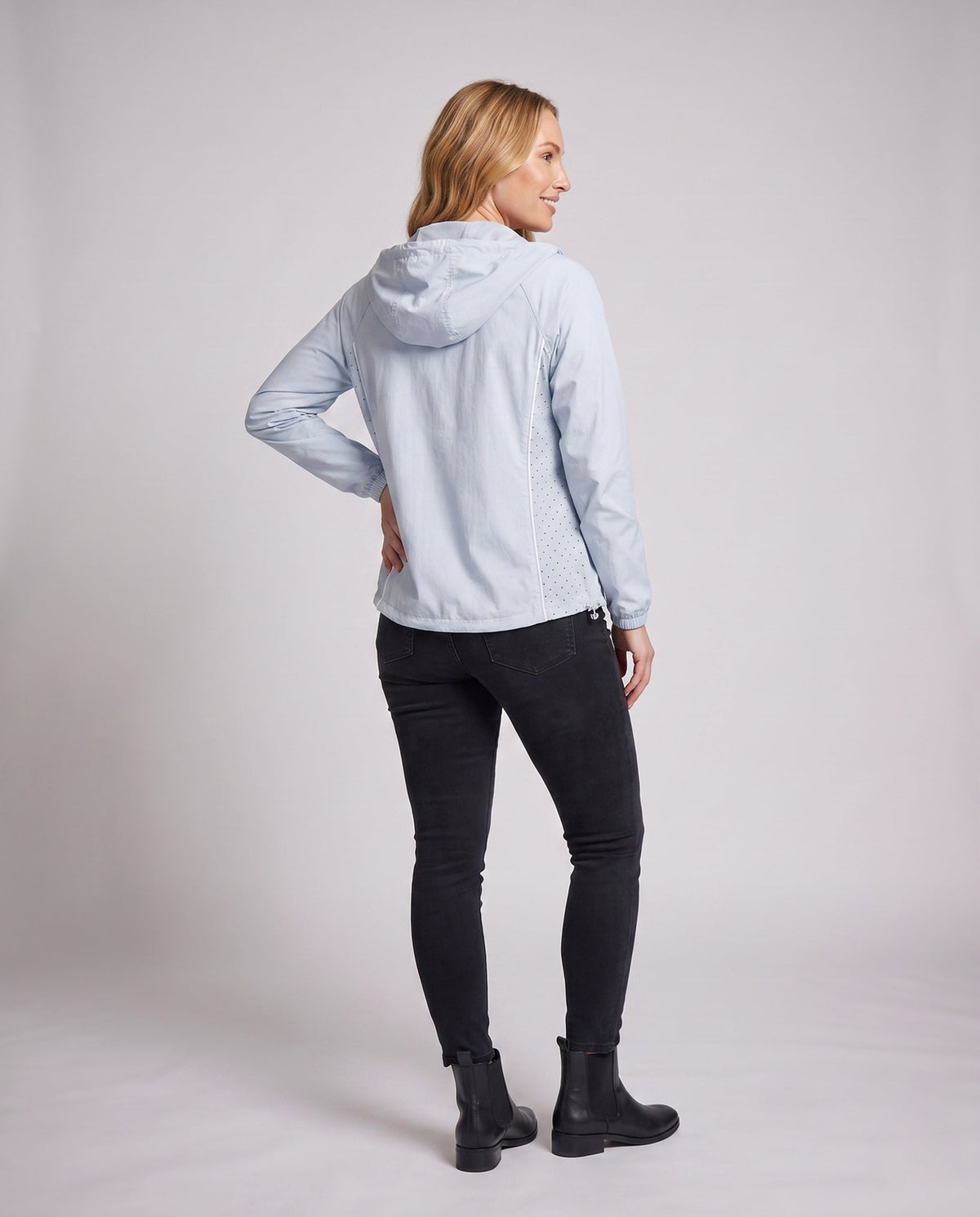 Women's Multifunctional Running and Travel Jacket - Back View