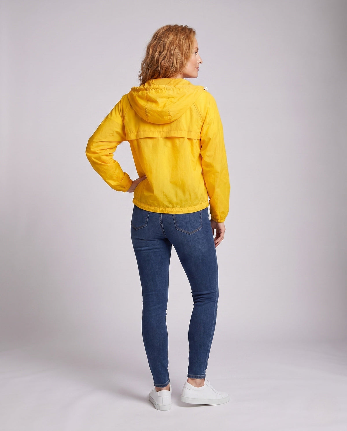 Women's Nano Ultralight Hooded Jacket Wind- and Water-Repellent - Back View