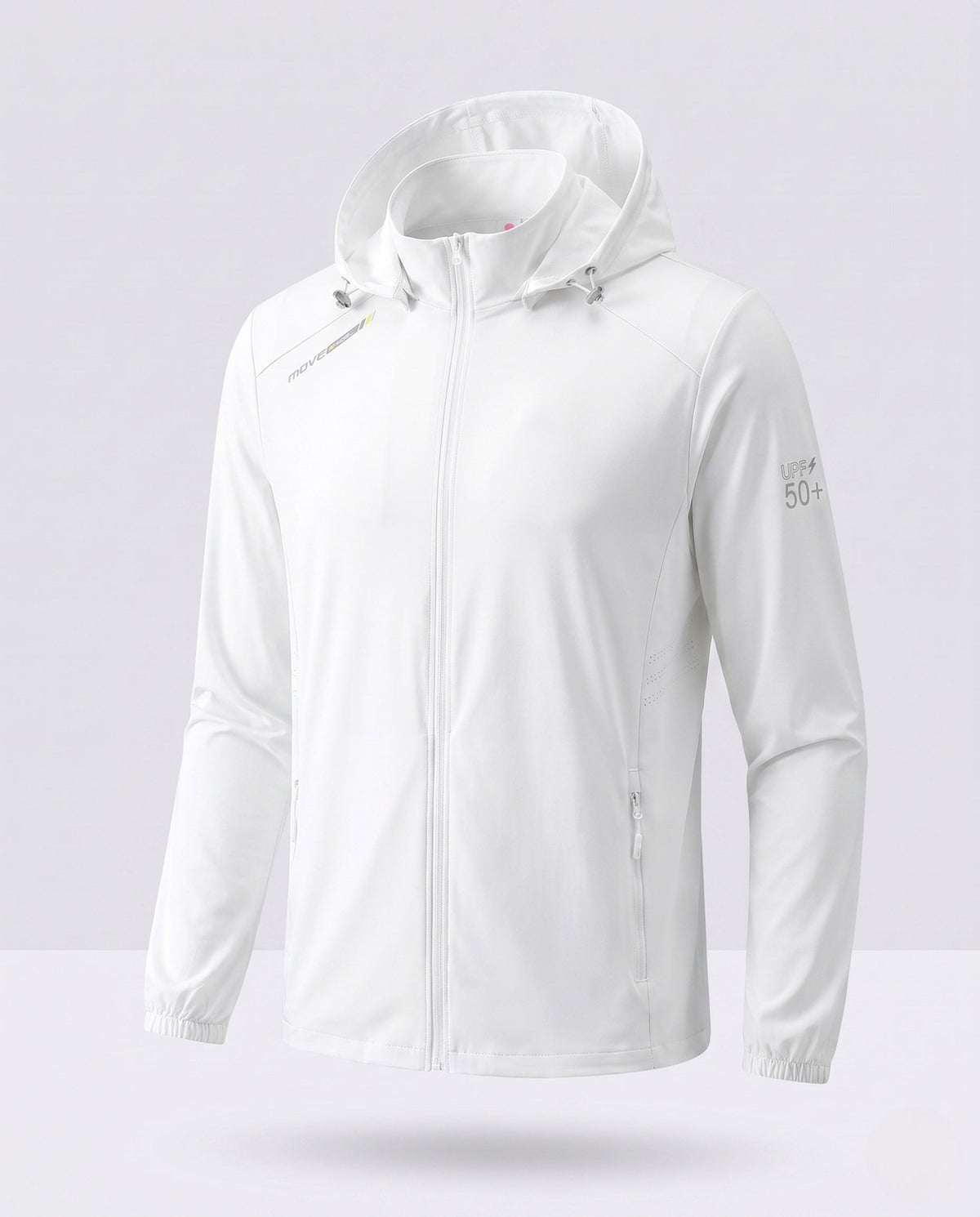 Unisex Lightweight UV Protection Hoodie Jacket with Full Zipper