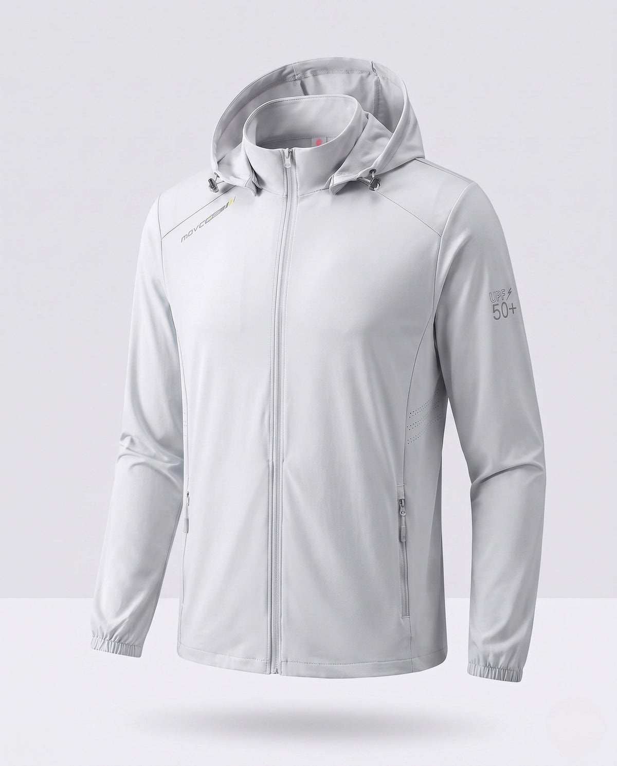Unisex Lightweight UV Protection Hoodie Jacket with Full Zipper