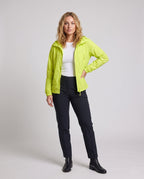 Unisex Ultralight Breathable Windbreaker with Hood and Zipper - Front View