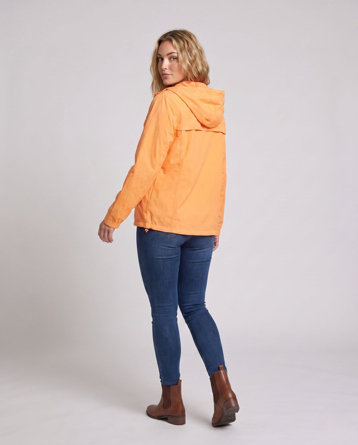 Unisex Ultra-Light Summer Hoodie Jacket with Mesh Lining - Back View