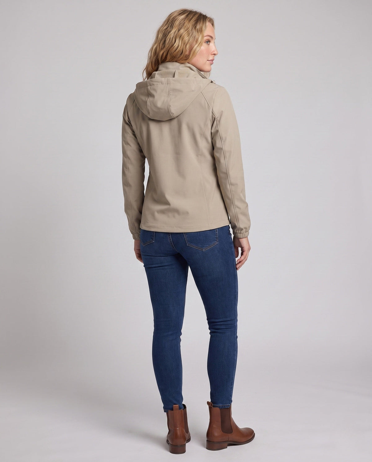 Unisex Ultralight UV Protection Sun Jacket with Hood, Breathable - Back View