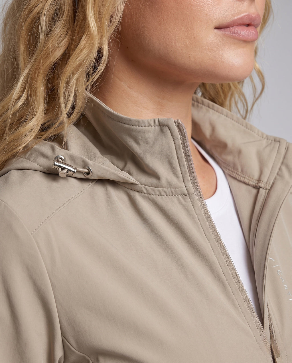 Unisex Ultralight UV Protection Sun Jacket with Hood, Breathable - Close-Up Detail