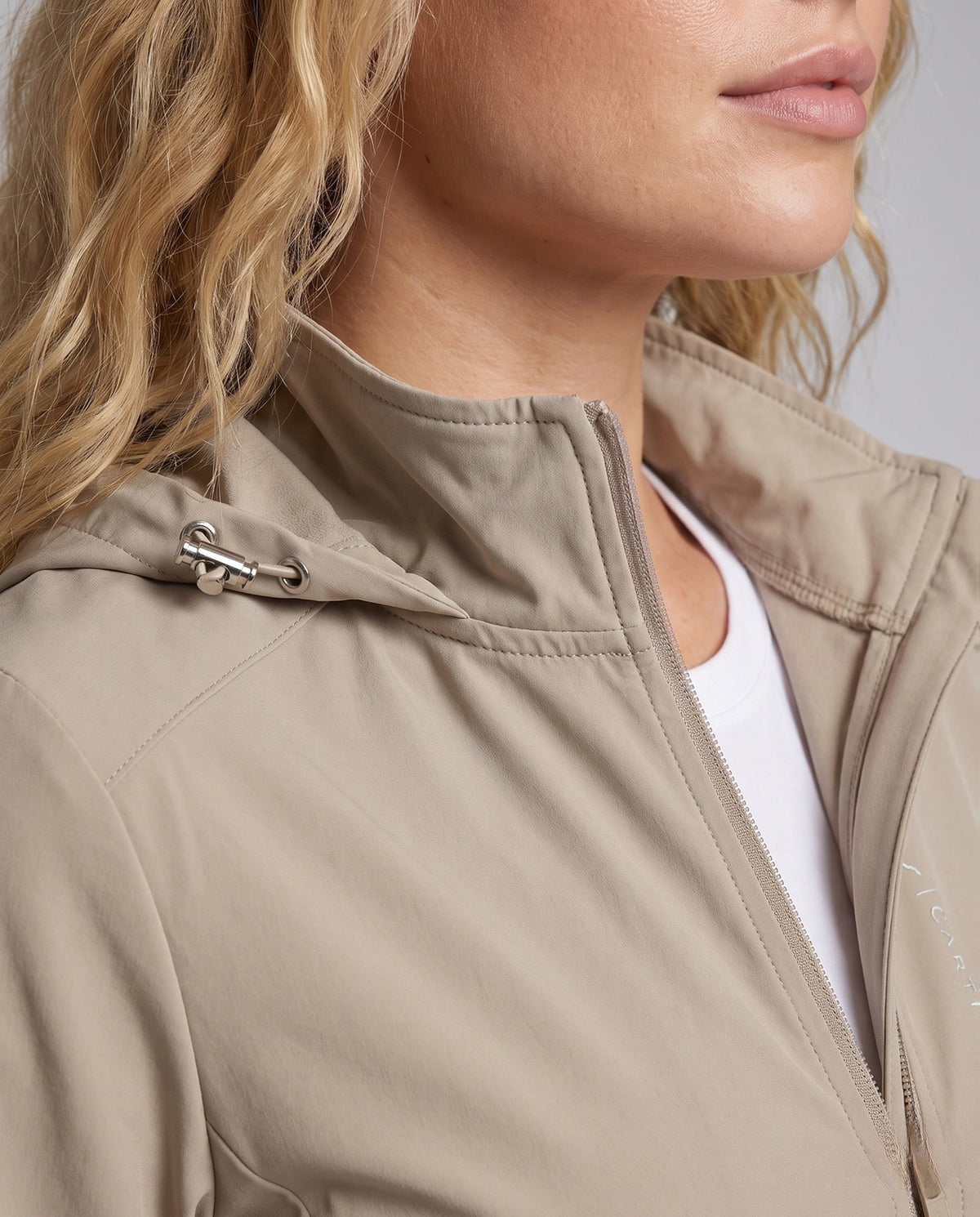 Unisex Ultralight UV Protection Sun Jacket with Hood, Breathable - Close-Up Detail