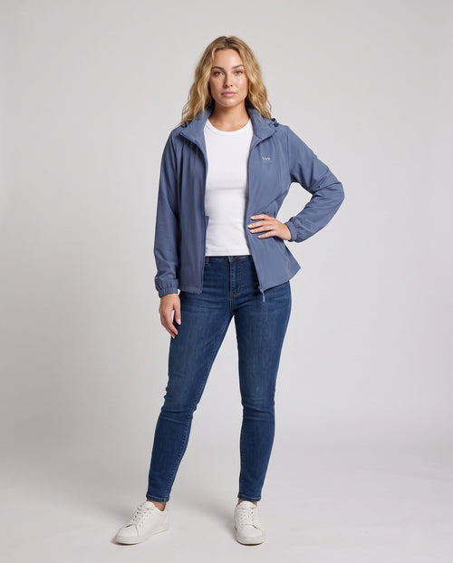 Unisex Ultra-Light UV Protection Jacket with Hood - Front View