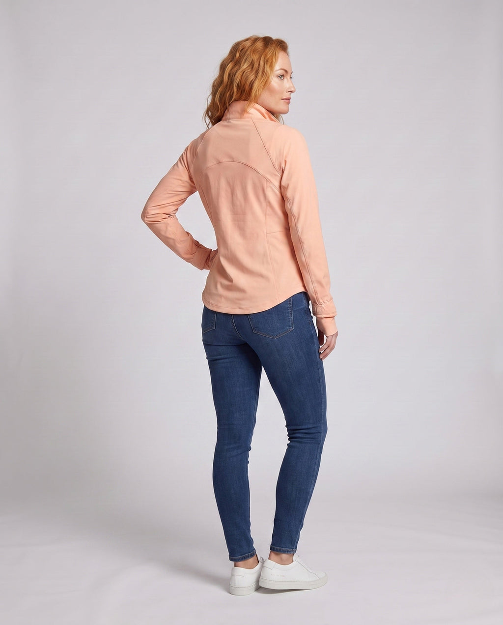 Women's Nano Lightweight Breathable Running Jacket - Back View