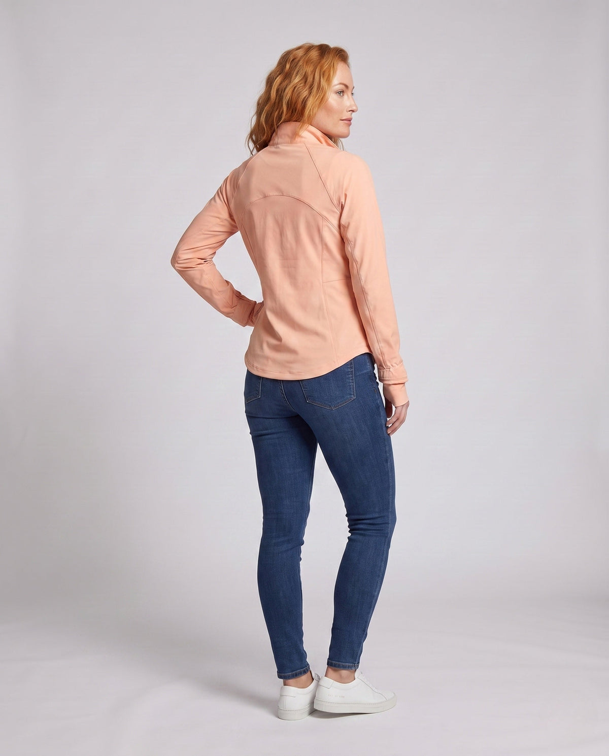 Women's Nano Lightweight Breathable Running Jacket - Back View