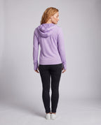 Women's Lightweight Functional Hooded Jacket with Honeycomb Structure - Back View