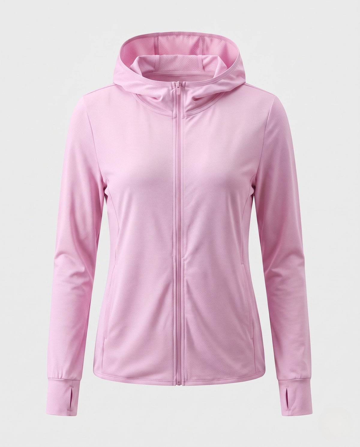 Women's Lightweight Functional Hooded Jacket with Honeycomb Structure