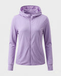 Women's Lightweight Functional Hooded Jacket with Honeycomb Structure
