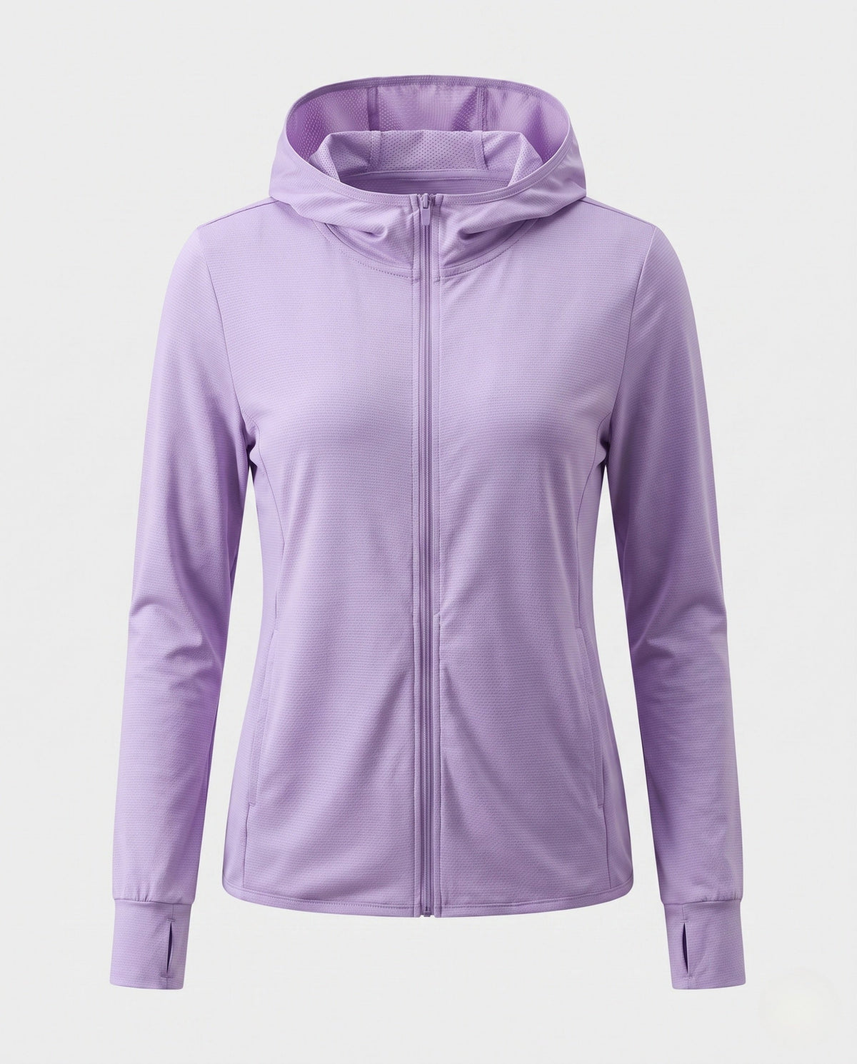 Women's Lightweight Functional Hooded Jacket with Honeycomb Structure