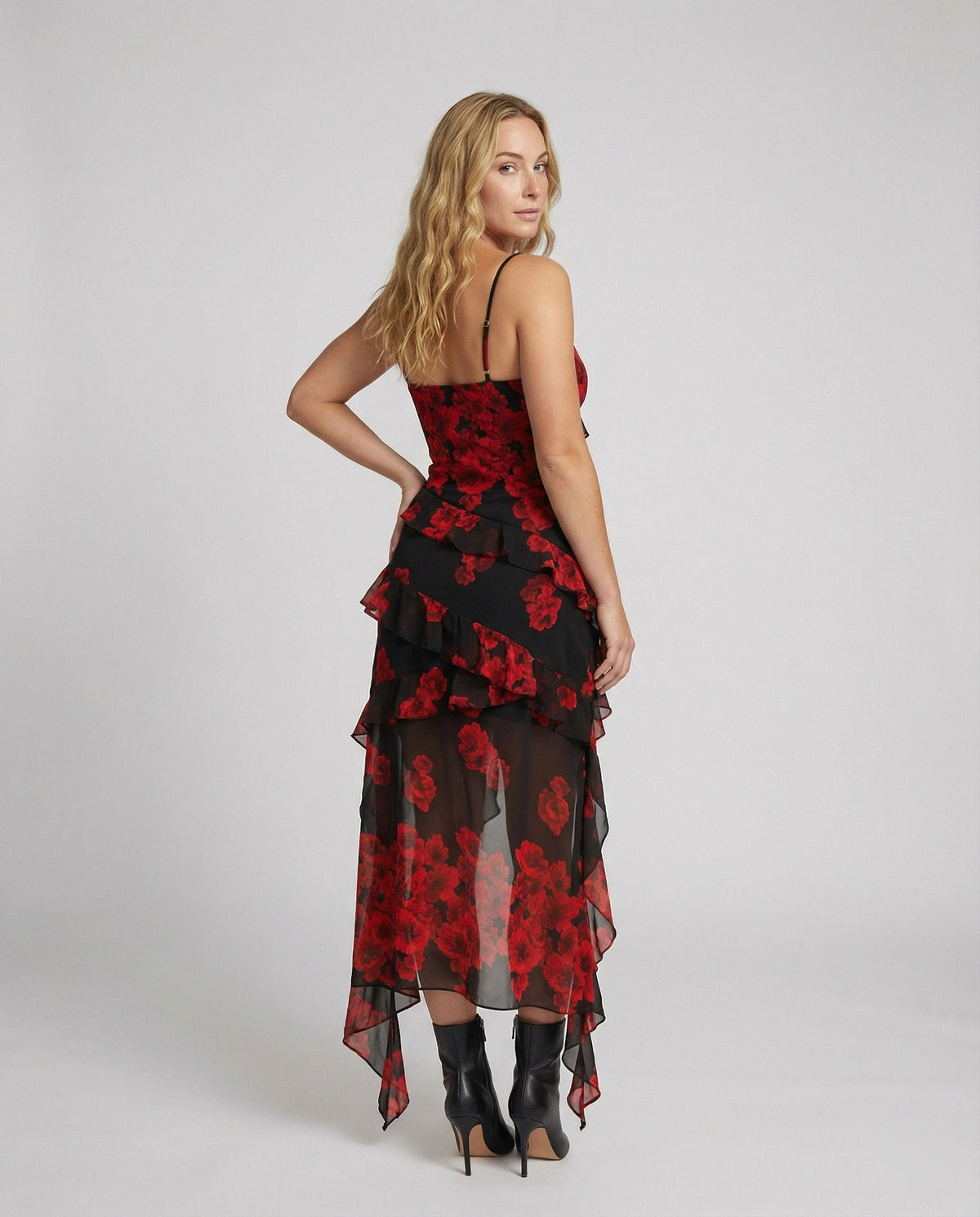 Women's Playful Mini Dress with Asymmetrical Cut