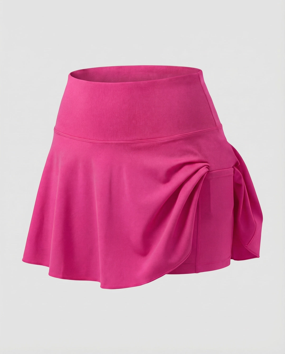 Women's High-Waisted Swim Skirt with Side Pocket
