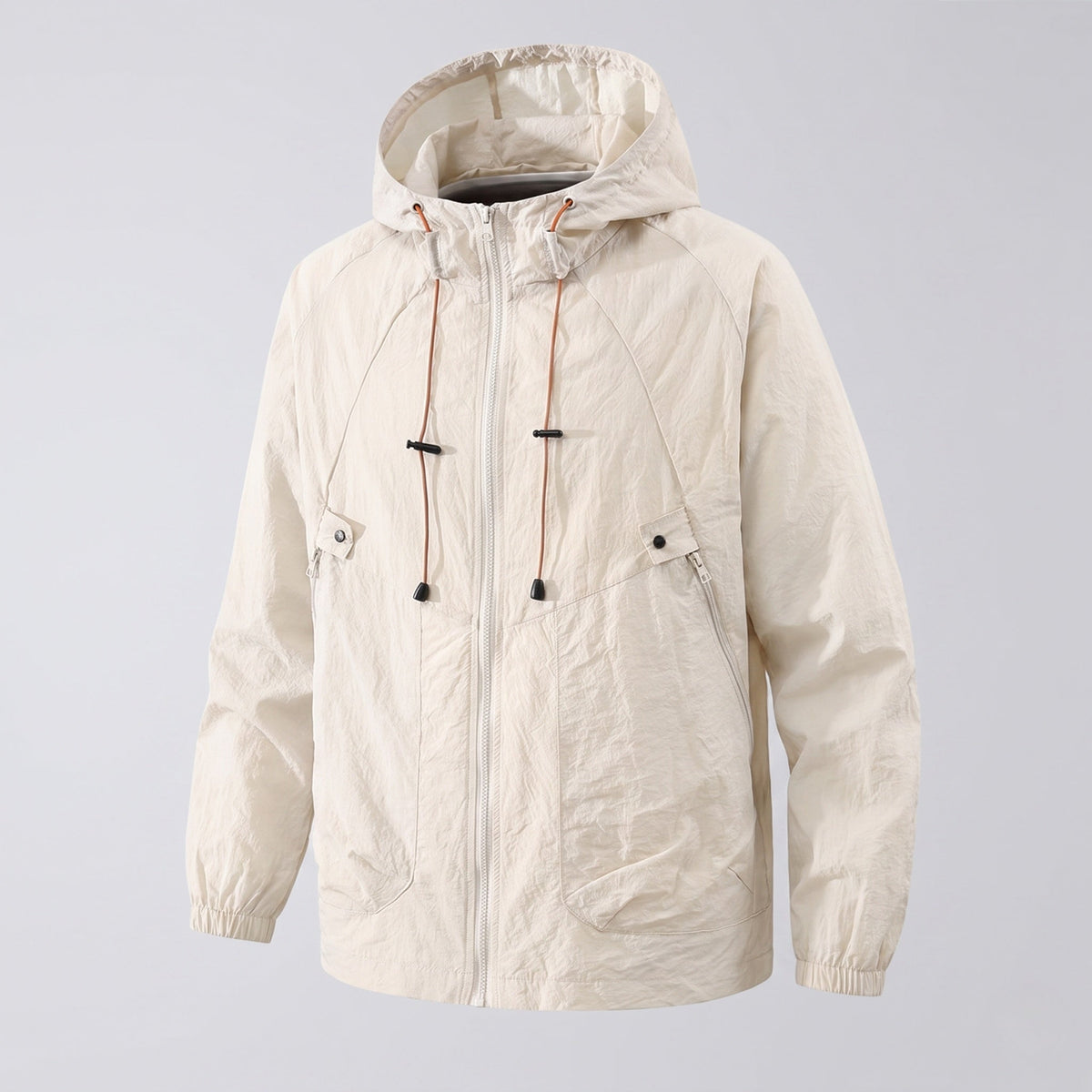 Women's Lightweight Outdoor Jacket with Adjustable Hood